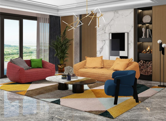 3+2+1 Seating Set Design Sofa Suite Upholstered Couches Couch Modern