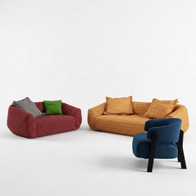 3+2+1 Seating Set Design Sofa Suite Upholstered Couches Couch Modern