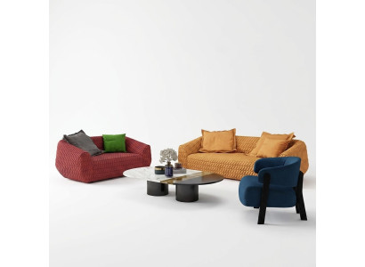 Luxury Textile Sofa Design Couch Sofa Set 3+1+1 Seater Suite Living Room New