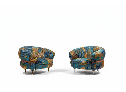 Design armchair couch sofa relax fabric lounge luxury television club upholstery