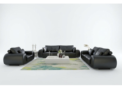 Leather sofa couch living area set modern sofa sets new