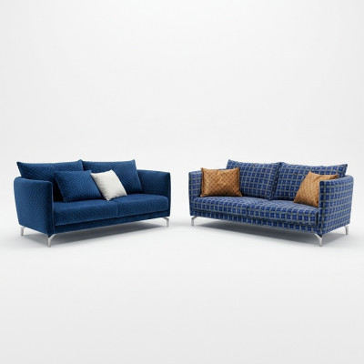 Design upholstery luxury seating sofa couch fabric sofa 2-seater new
