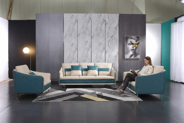 Sofa set 3+1+1 seater set sofa upholstered couch leather upholstery suite.