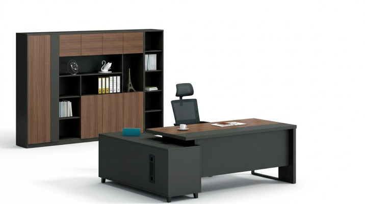 Corner desk work writing office table luxury class designer furniture