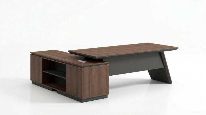 Office setup table with drawers study home office