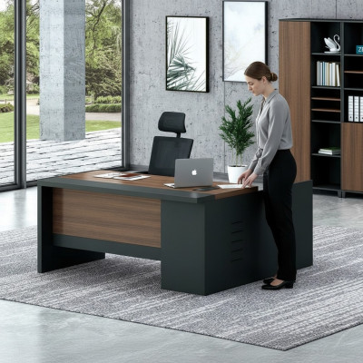 Corner desk home office table large executive desks writing desk furniture