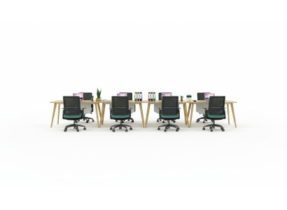 Desk office furniture fixtures tables call center 1 workstation desk