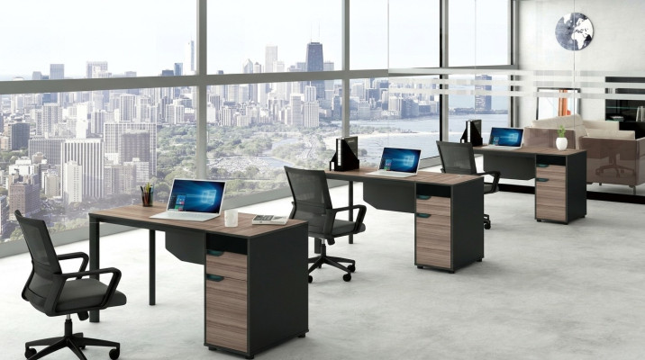 Desk luxury executive table wood tables computer table furniture wood