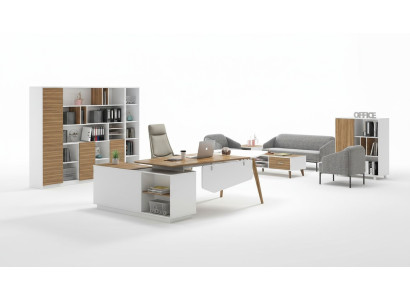 Table wood desk modern design tables office furniture corner desks