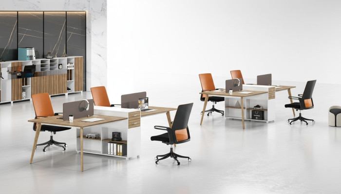 Office furniture furnishings tables table desk call center wood