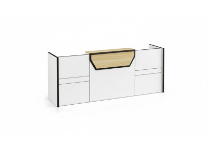 Reception desk counter practice office trade fair reception hotel tables counter new