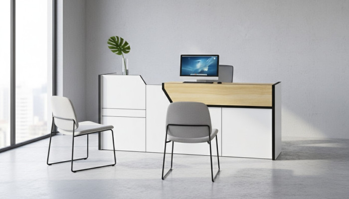 Reception counter desk practice office trade show reception hotel tables 280x80cm