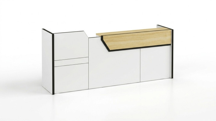 Reception counter desk practice office trade show reception hotel tables 280x80cm