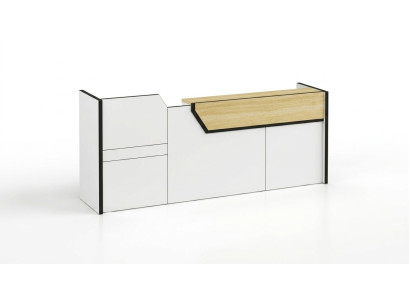 Reception counter desk practice office trade show reception hotel tables 280x80cm