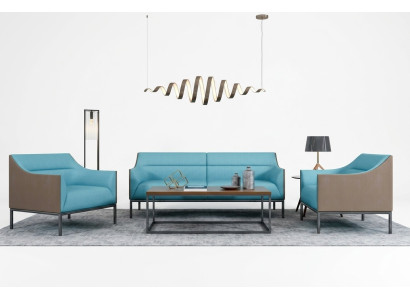 Sofa 3+1+1 Seater Textile Sofas Couch Upholstery Suite Sofa Set Couches New