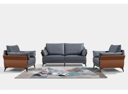 Sofa set 3+1+1 seater sofas couch upholstery set furniture couches leather office