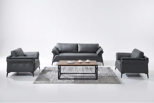 Sofa Couch Upholstery Suite Seating Sofas Couches 3+1+1 Seater Office Furnishing New