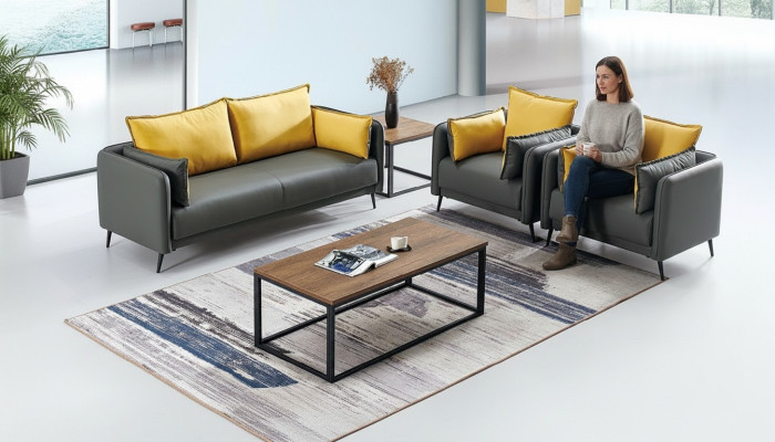 Sofa couch upholstery living area leather sofas suite sofas office style furniture