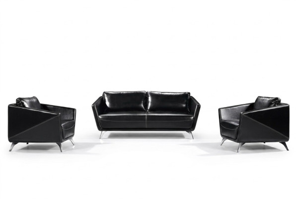 Sofa set 3+1+1 seater leather sofa couch living room suite design modern