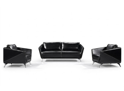 Sofa set 3+1+1 seater leather sofa couch living room suite design modern