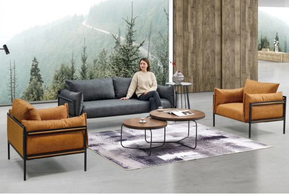 Sofa set couch upholstery fabric suite 3+1+1 complete set suites