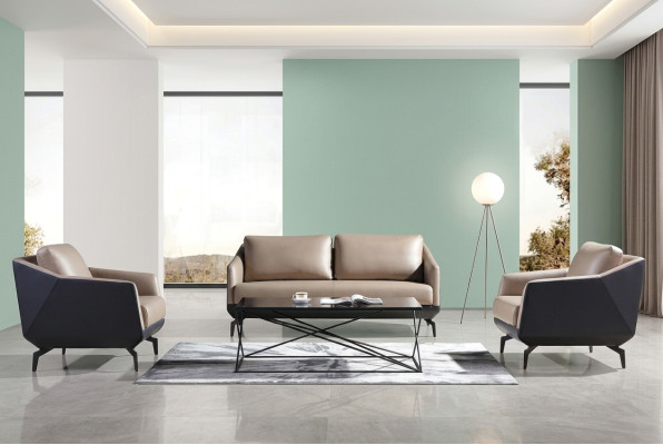 Sofa set 3+1+1 seater set design sofas upholstery couches leather relax modern