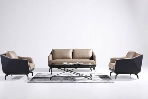 Sofa set 3+1+1 seater set design sofas upholstery couches leather relax modern