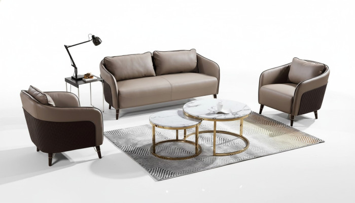 Office sofa set couch upholstery sofa set 3+1+1 leather couches sofas complete new