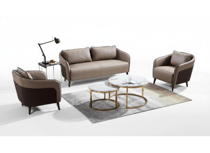 Office sofa set couch upholstery sofa set 3+1+1 leather couches sofas complete new