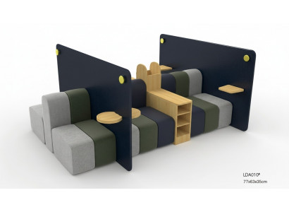 Waiting room furniture seating suite hotel office law firm practice furnishings textile new