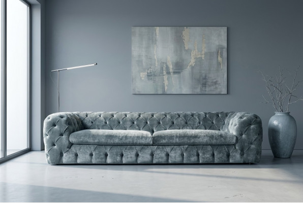 Luxury Chesterfield designer couches leather sofa fabric XXL big couches