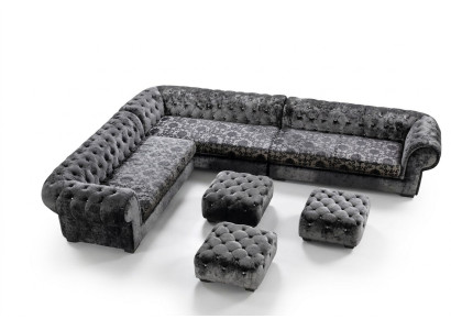 Design three-seater set sofa upholstery couches couch modern luxury 250x350cm