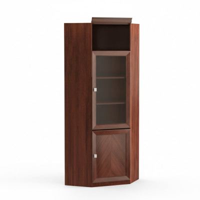 Corner cupboard, cupboard, wooden cupboard, bookcase, cupboard chest of drawers, office wardrobe