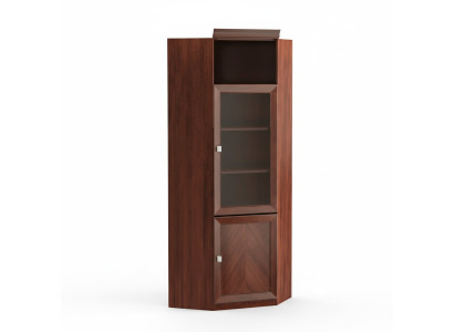 Corner cupboard, cupboard, wooden cupboard, bookcase, cupboard chest of drawers, office wardrobe
