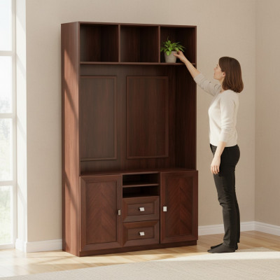TV cabinets television office wall cabinet furniture brown living room