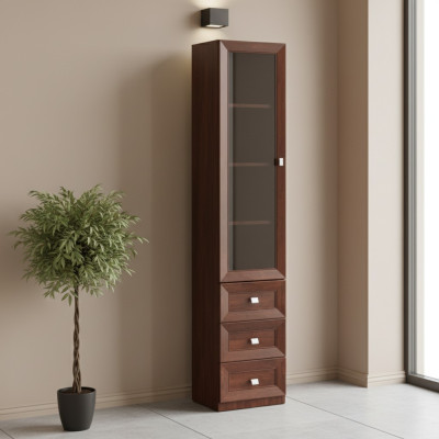 Cabinet Wood Bookshelf Cabinet Drawer Office Cabinets Shelf Furniture System New