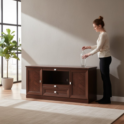 Designer TV sideboard cabinet side low board cupboard living room shelf luxury