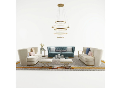 Sofa Couch 265cm Upholstery Sofas 4-Seater Textile big xxl Living Room Couches