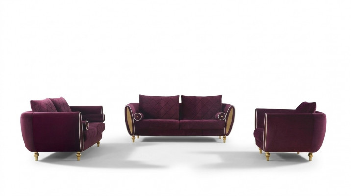 Designer sofa set 3+2+1 seater couch upholstery suite living room