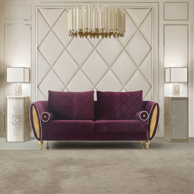 Sofa 3 seater sofas couch upholstery set metal design modern couches