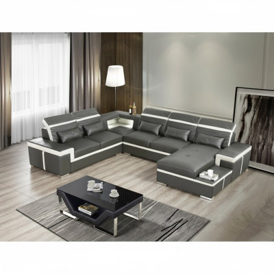 U-shaped sofas sofa couch upholstery suite living landscape design corner sofa leather new