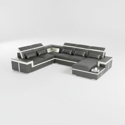 U-shaped sofas sofa couch upholstery suite living landscape design corner sofa leather new