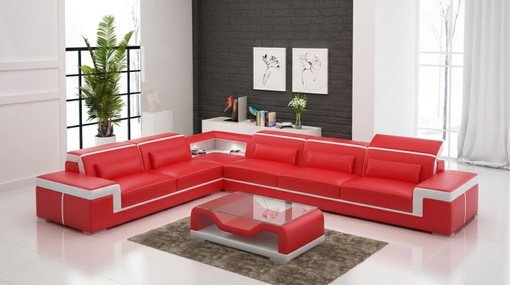 Designer sofa couch corner sofa upholstery suite living landscape L-shape