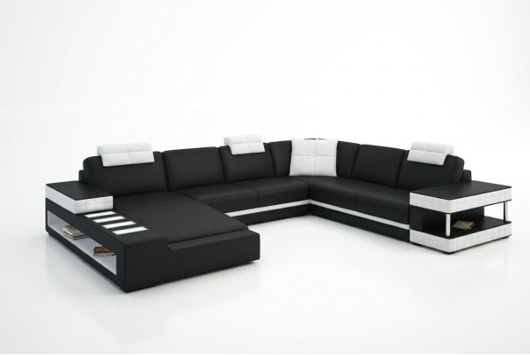 U-shape sofa couch upholstery suite living area design luxury corner sofa