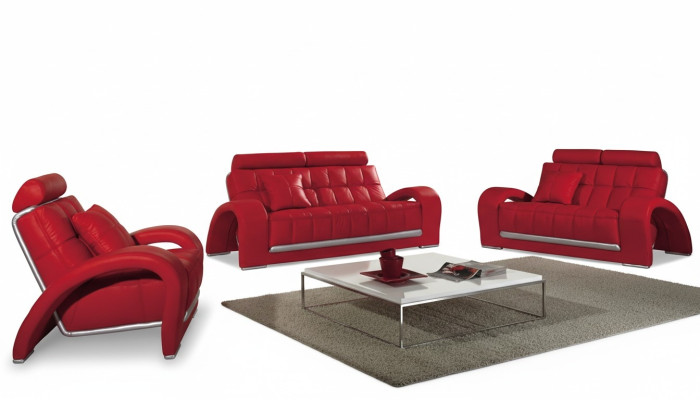 Leather sofa couch suite new 3+2 seater set design modern sofa