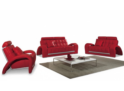 Leather sofa couch suite new 3+2 seater set design modern sofa