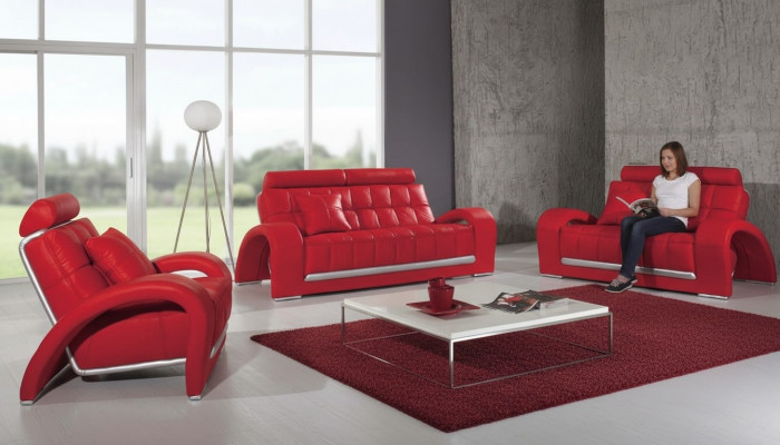 Designer sofa set 3+1+1 seater sofa couch leather suite upholstery set