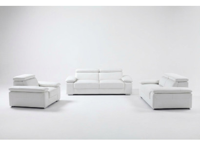 Leather sofa suite 3+2 seater set furniture couch upholstered sofa designer sofa
