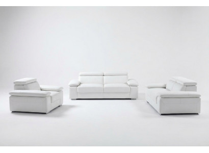 Leather sofa suite 3+2 seater set furniture couch upholstered sofa designer sofa