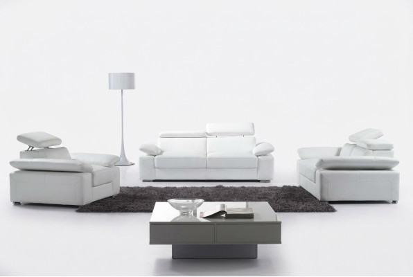 Design couches sofas upholstery leather 3+1+1 seater sofa set ensemble set